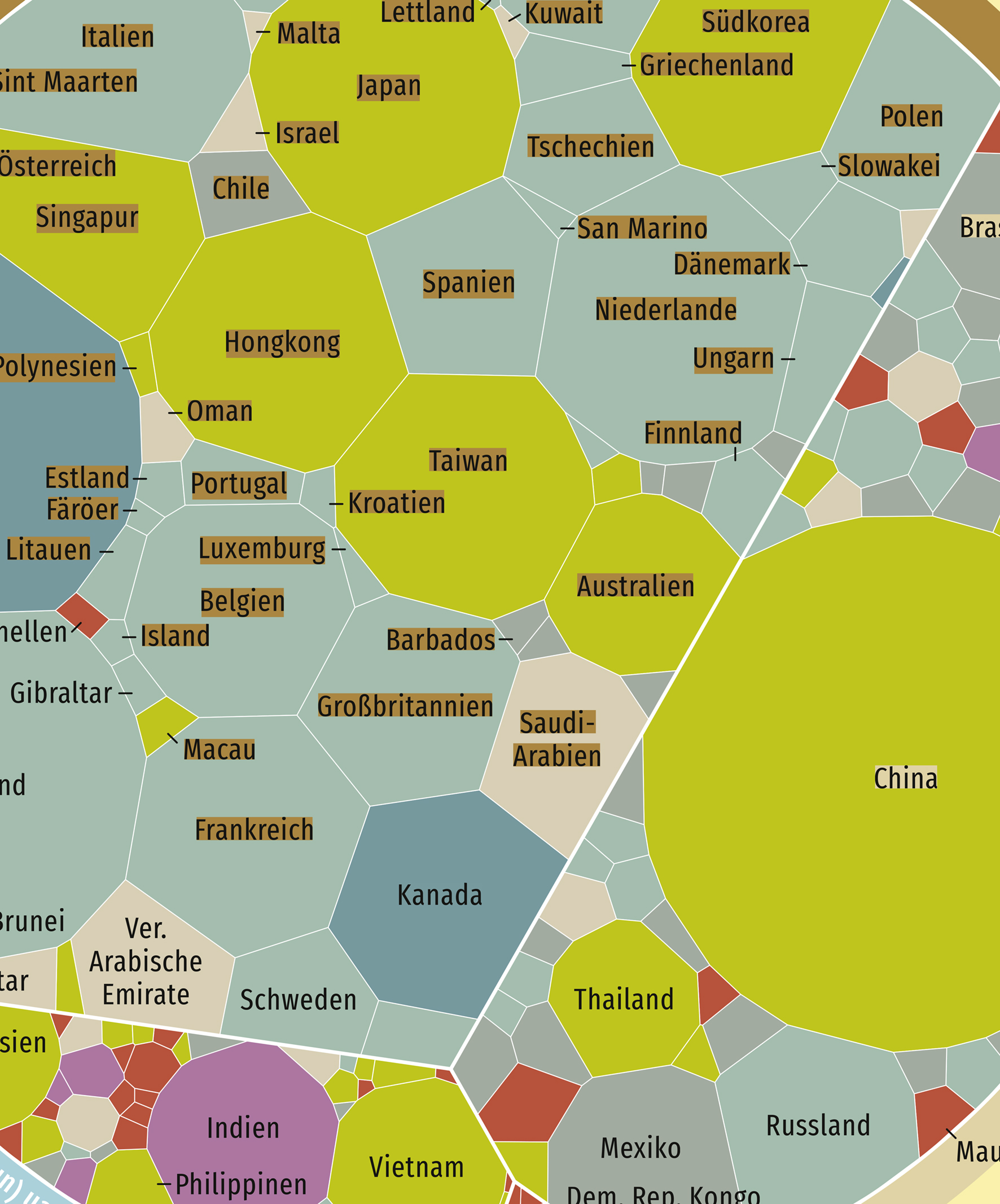 Atlas der Globalisierung. Die Welt in Karten und Grafiken - designforum Österreich